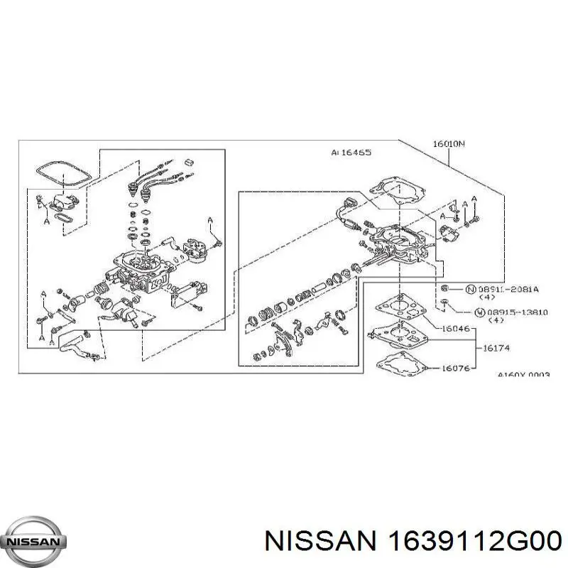  Nissan/Infiniti 1639112G00 preço, a partir de 191,77 USD