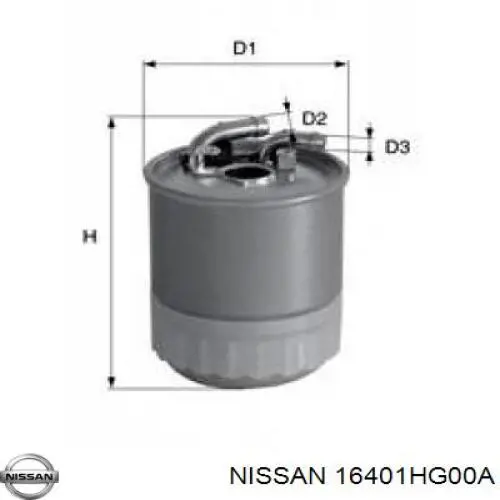 Filtro de combustível Nissan/Infiniti 16401HG00A preço, a partir de 70,79 USD