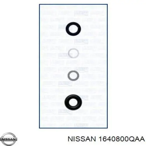 1640800QAA Nissan/Infiniti Anel (arruela) do injetor de ajuste