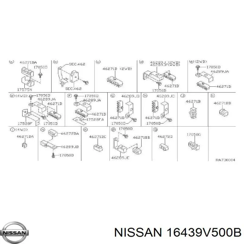 16439V500B Nissan/Infiniti 