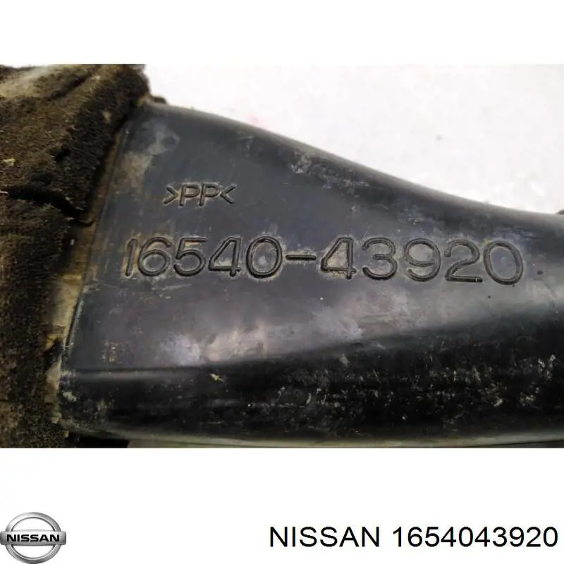 Compre 1654043920 Nissan/Infiniti Cano derivado de ar, saída de filtro de ar