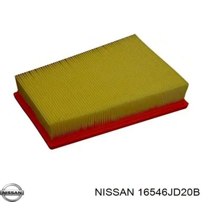 Filtro de ar Nissan/Infiniti 16546JD20B preço, a partir de 10,89 USD