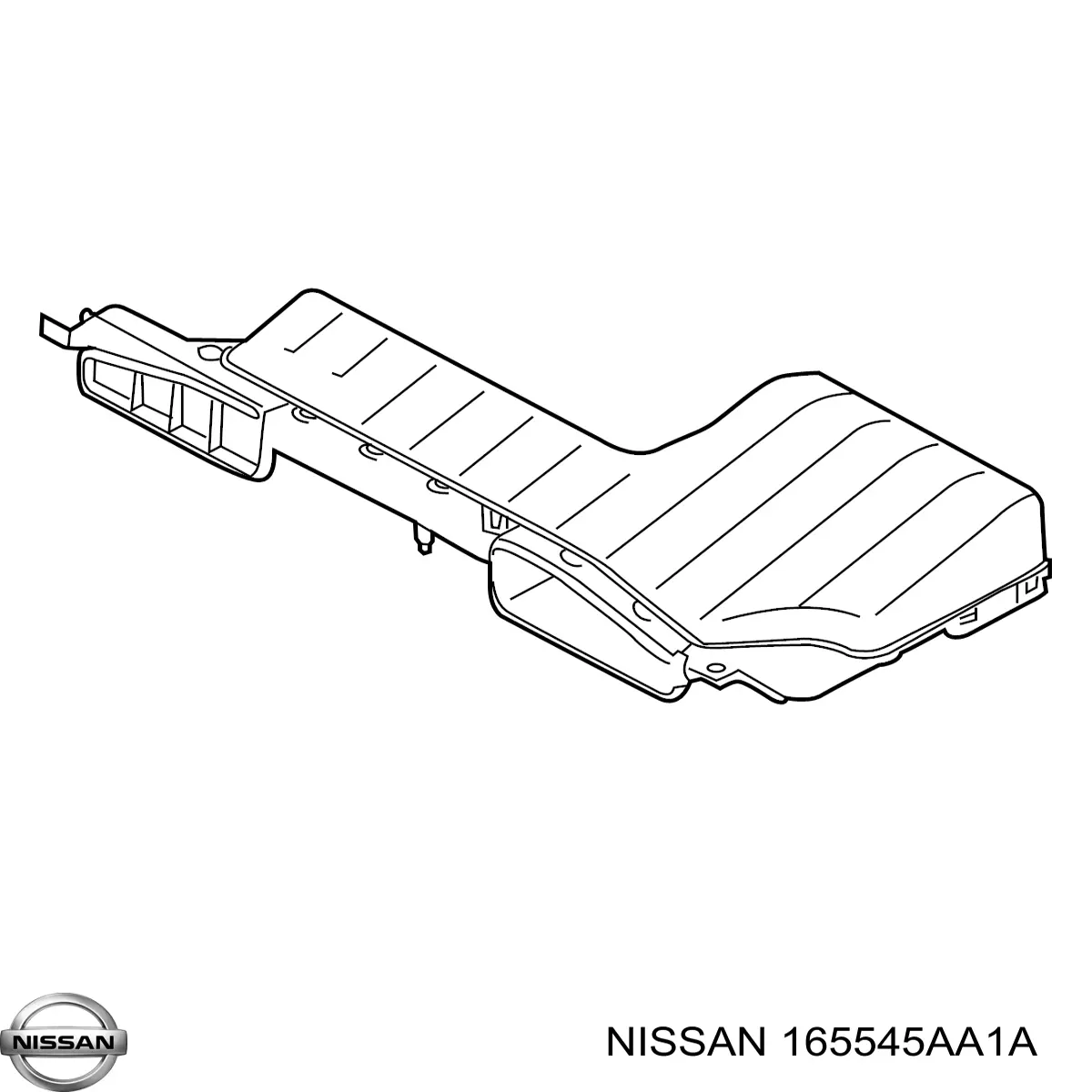 Tomada de ar de filtro de ar Nissan/Infiniti 165545AA1A preço, a partir de 159,43 USD