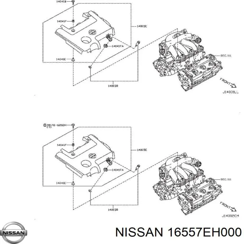 16557EH000 Nissan/Infiniti 