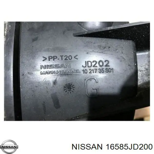 Compre 16585JD200 Nissan/Infiniti Ressonador de filtro de ar