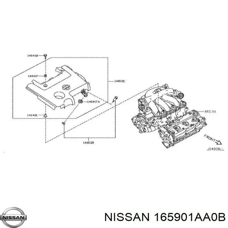  Nissan/Infiniti 165901AA0B preço, a partir de 198,47 USD