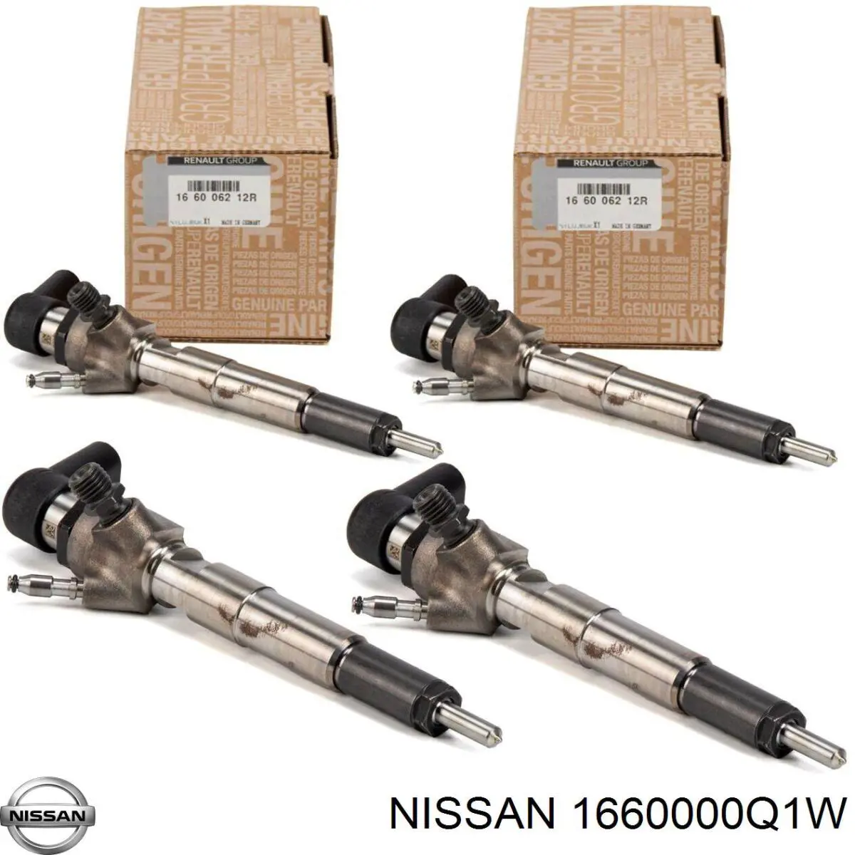 1660000Q1W Nissan/Infiniti Injetor de injeção de combustível
