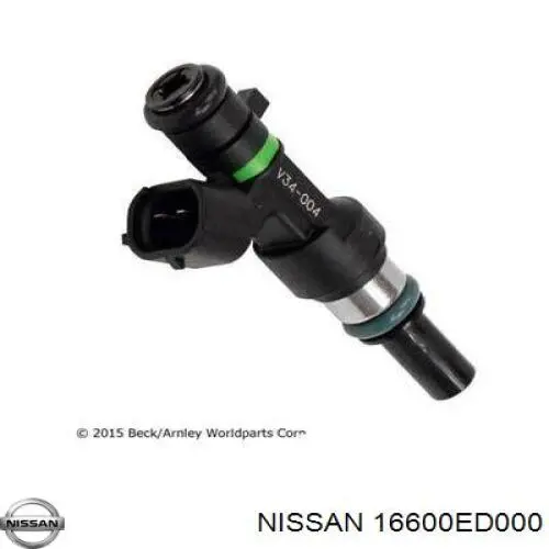Injetor de injeção de combustível Nissan/Infiniti 16600ED000 preço, a partir de 108,96 USD