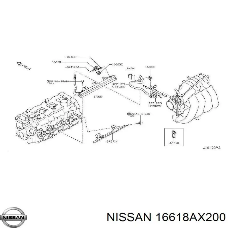 Anel (arruela) do injetor de ajuste Nissan/Infiniti 16618AX200 preço, a partir de 1,80 USD