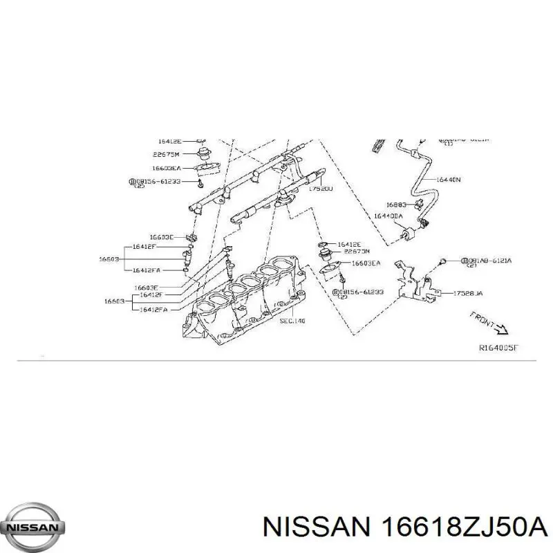  Nissan/Infiniti 16618ZJ50A preço, a partir de 5,49 USD