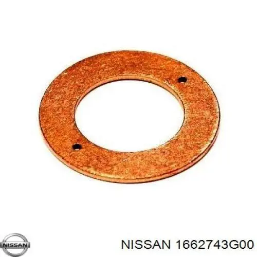 1662743G00 Nissan/Infiniti Anel (arruela) do injetor de ajuste