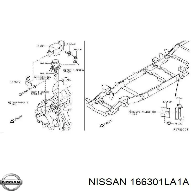 Bomba de combustível de pressão alta Nissan/Infiniti 166301LA0A preço, a partir de 936,00 USD