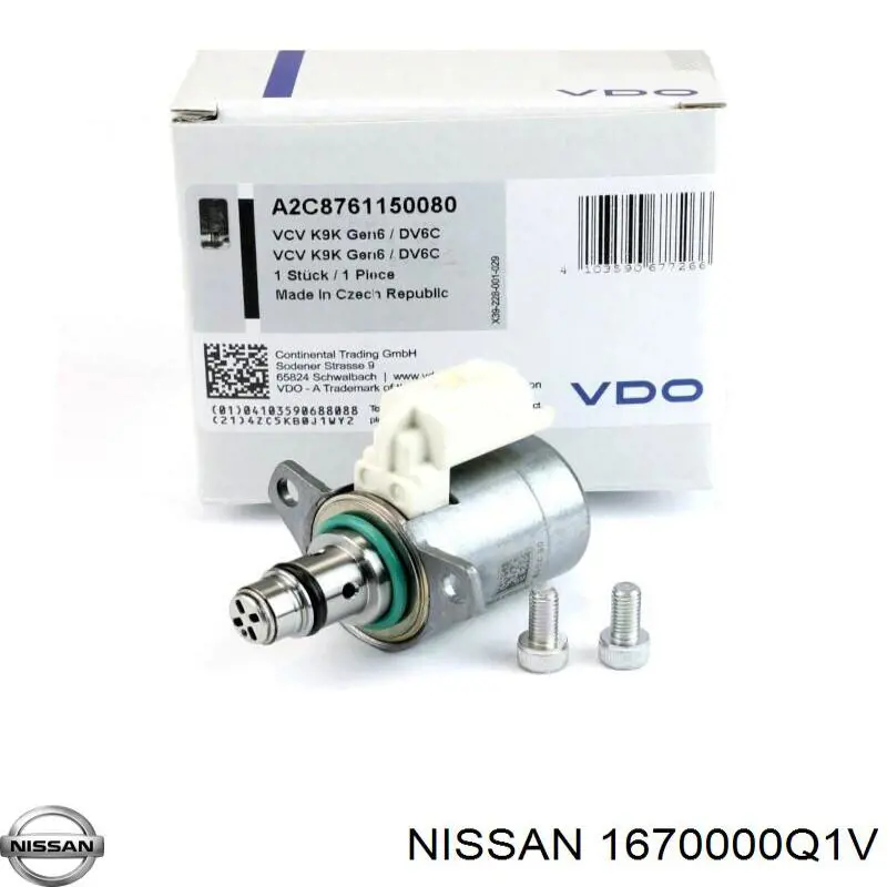 Bomba de combustível de pressão alta Nissan/Infiniti 1670000Q1V preço, a partir de 168,38 USD