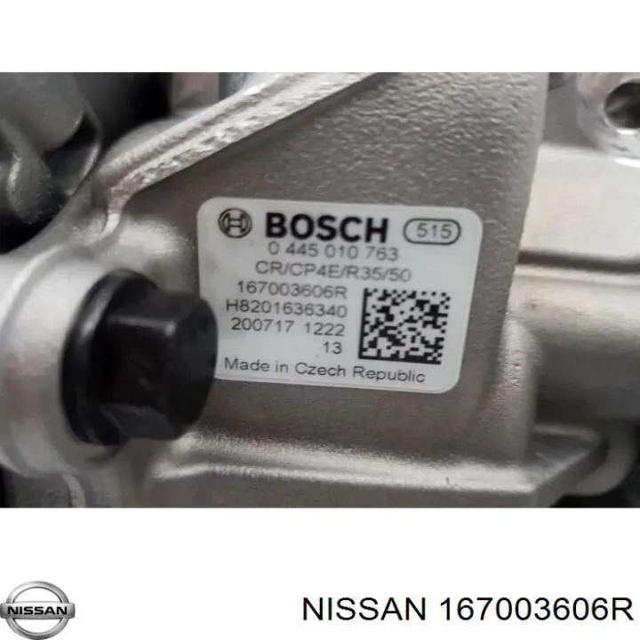 Bomba de combustível de pressão alta Nissan/Infiniti 167003606R