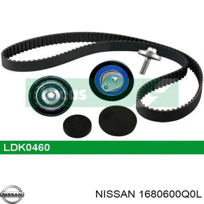 1680600Q0L Nissan/Infiniti Correia do mecanismo de distribuição de gás, kit