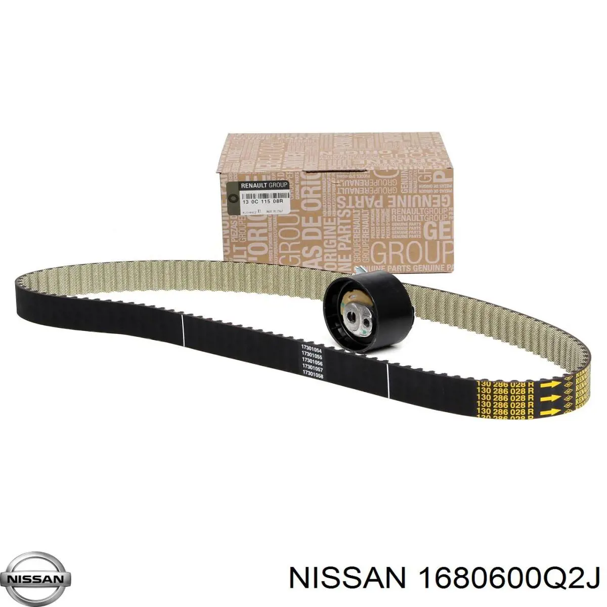 Correia do mecanismo de distribuição de gás, kit Nissan/Infiniti 1680600Q2J preço, a partir de 73,96 USD