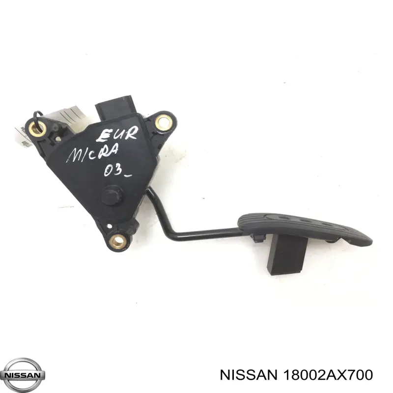 Pedal de gás (de acelerador) Nissan/Infiniti 18002AX700 preço, a partir de 57,89 USD