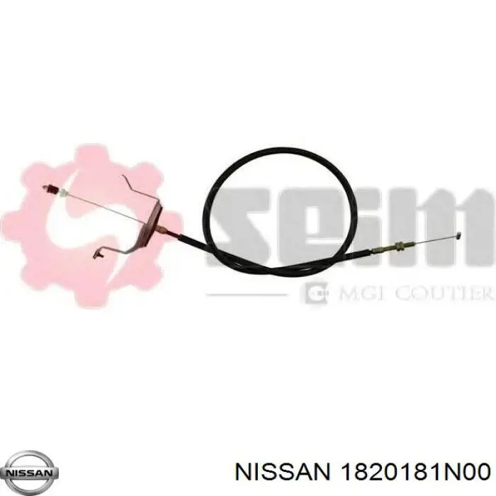 Cabo/pedal de gás (de acelerador) Nissan/Infiniti 1820181N00 preço, a partir de 31,89 USD