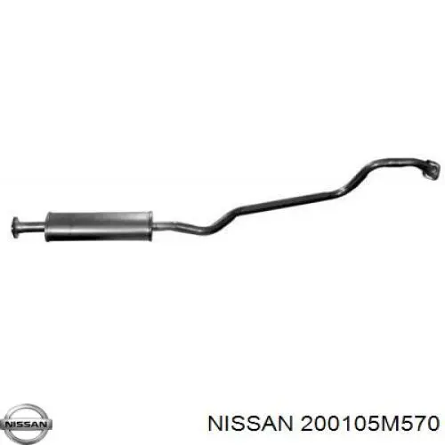 Tubo de admissão dianteiro (calças) do silenciador Nissan/Infiniti 200105M570 preço, a partir de 137,16 USD
