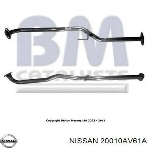 Compre BM50196 BM Catalysts Silenciador, parte central