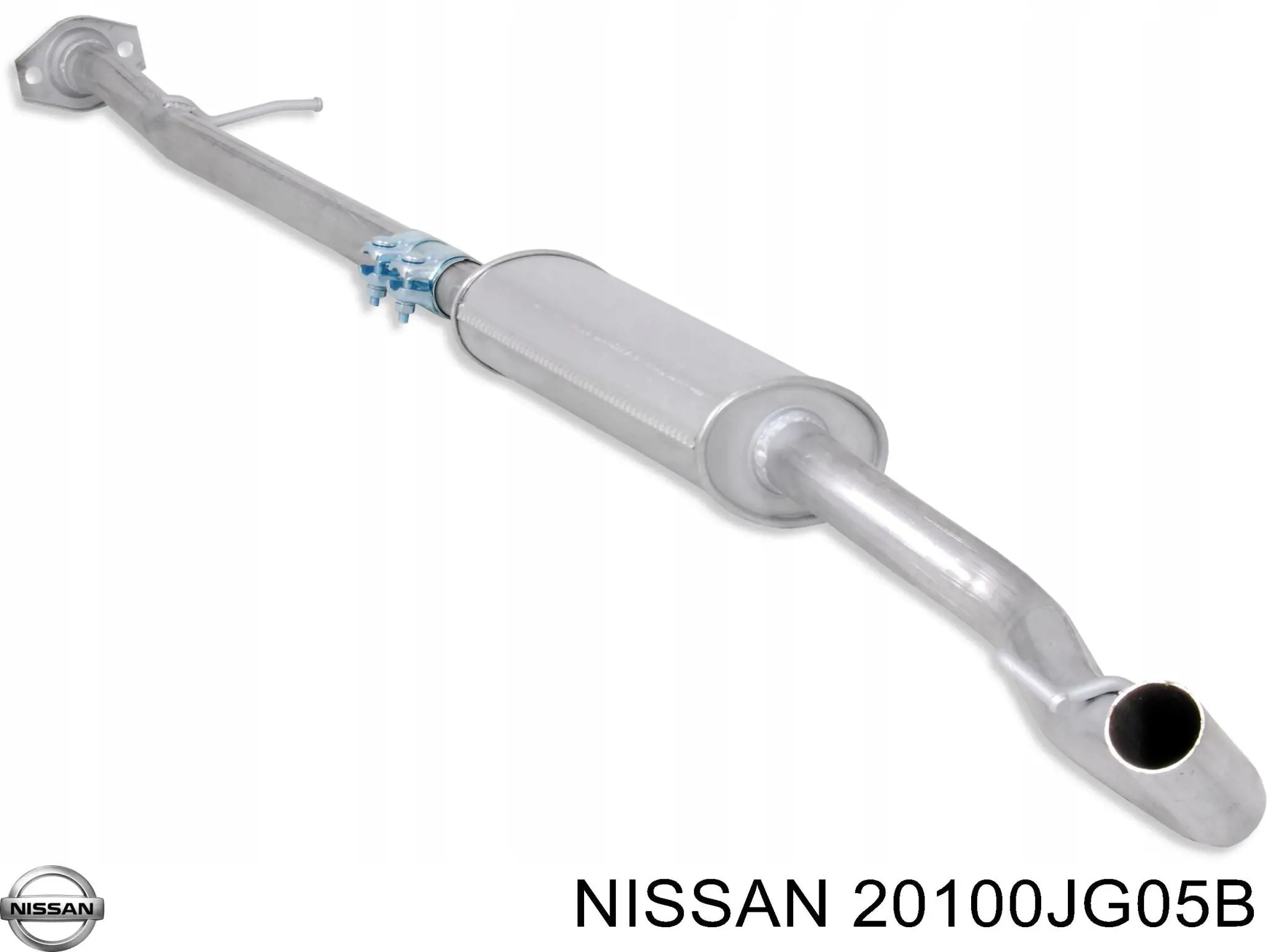 20100JG05B Nissan/Infiniti Silenciador, parte central e traseira