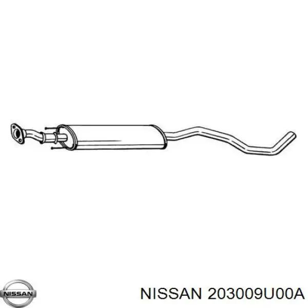 Silenciador, parte central Nissan/Infiniti 203009U00A preço, a partir de 107,20 USD