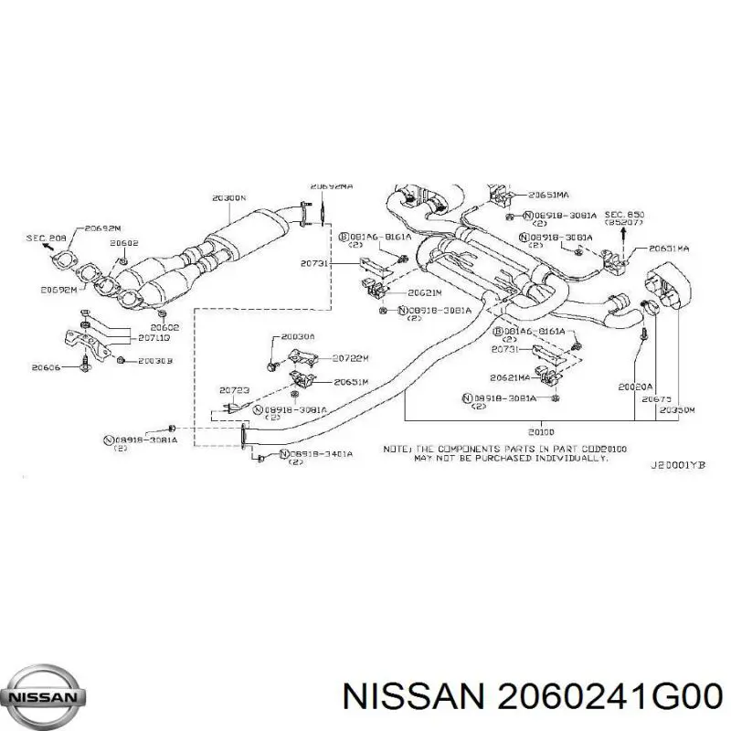  Nissan/Infiniti 20602G2401 preço, a partir de 10,43 USD
