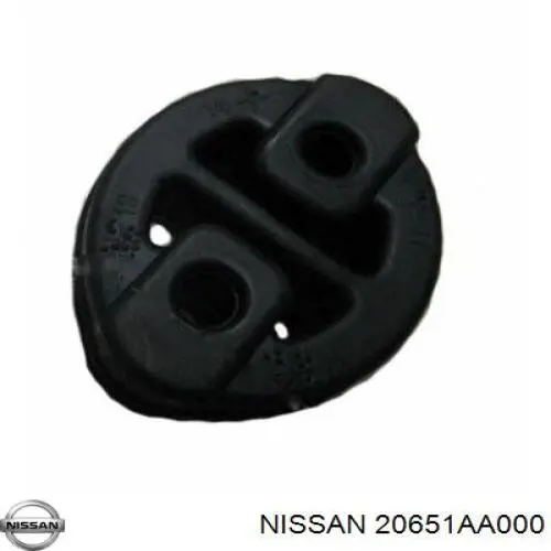 Compre 20651AA000 Nissan/Infiniti Coxim de fixação do silenciador