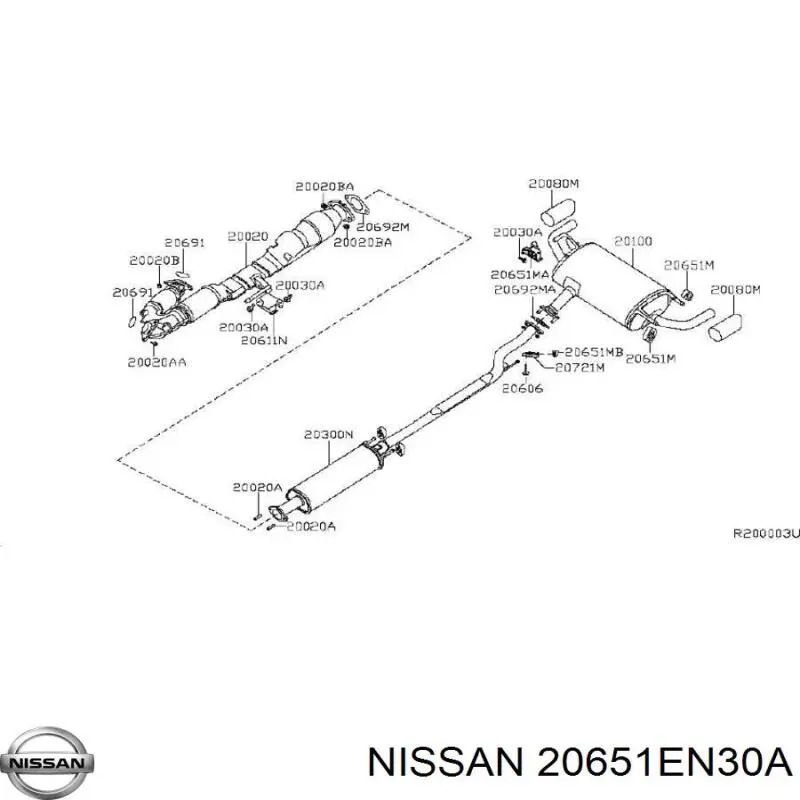  Nissan/Infiniti 20651EN30A preço, a partir de 23,27 USD