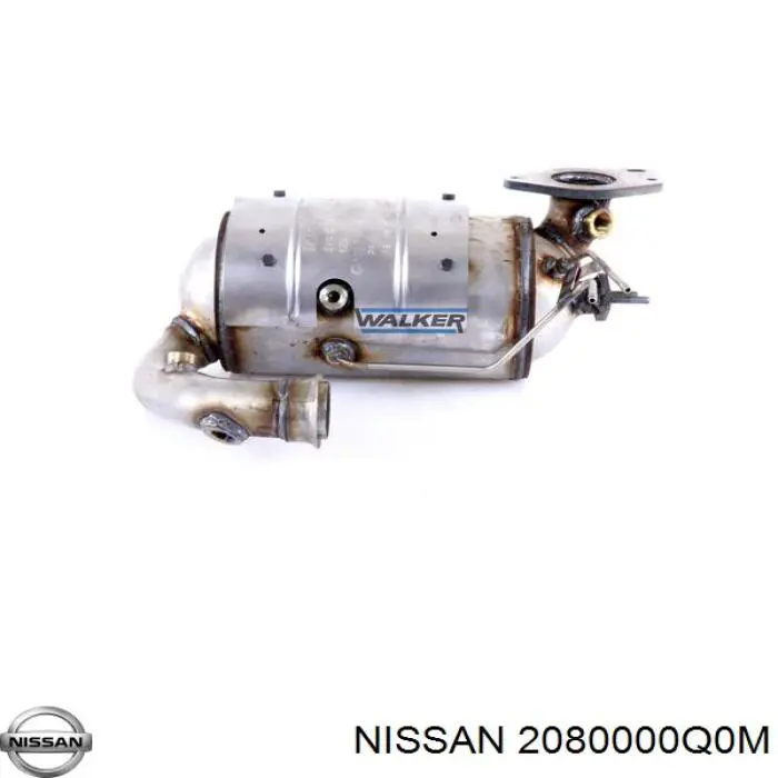 2080000Q0M Nissan/Infiniti Filtro de partículas do sistema dos gases de escape