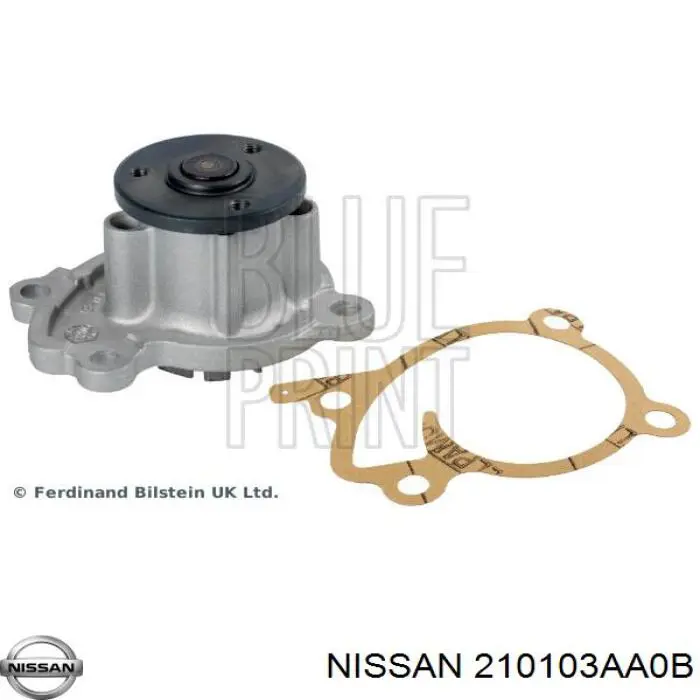 Compre 210103AA0B Nissan/Infiniti Bomba de água (bomba) de esfriamento