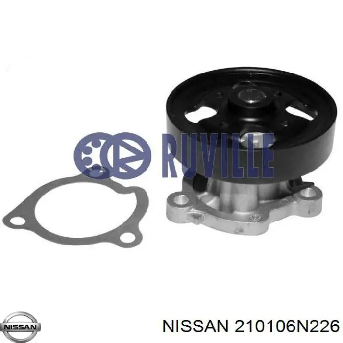 Bomba de água (bomba) de esfriamento Nissan/Infiniti 210106N226 preço, a partir de 50,33 USD