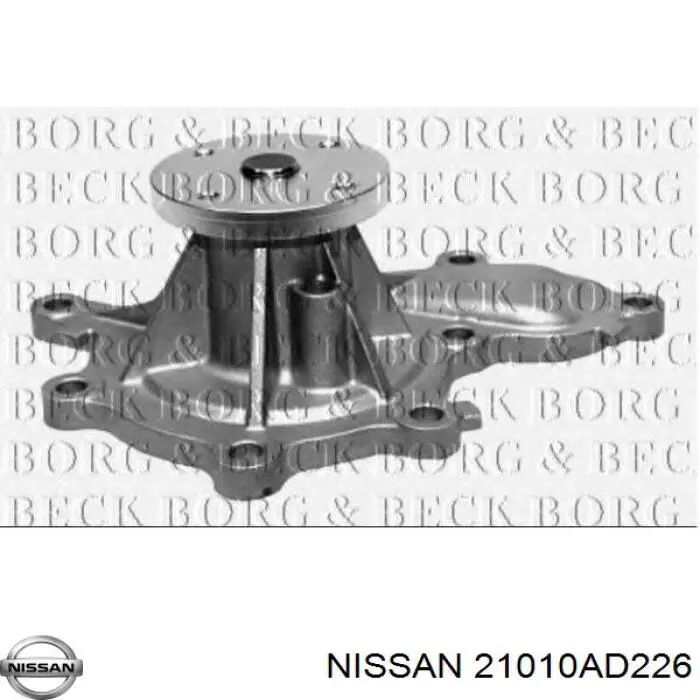 Bomba de água (bomba) de esfriamento Nissan/Infiniti 21010AD226 preço, a partir de 69,22 USD