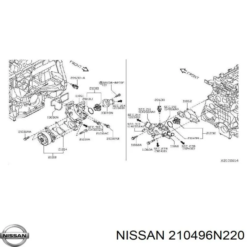 210496N220 Nissan/Infiniti 