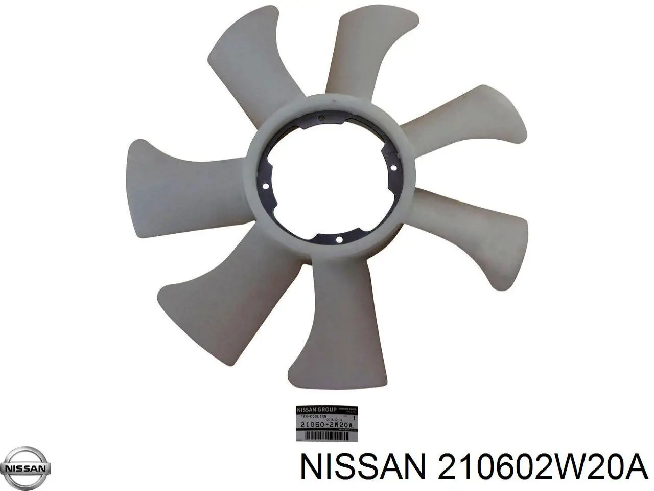 210602W201 Nissan/Infiniti Ventilador (roda de aletas) do radiador de esfriamento