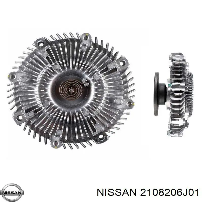 Compre 2108206J01 Nissan/Infiniti Acoplamento viscoso de ventilador de esfriamento