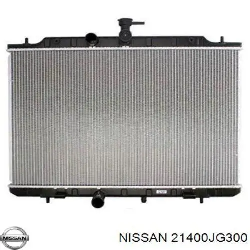 21400JG300 Nissan/Infiniti Radiador de esfriamento de motor