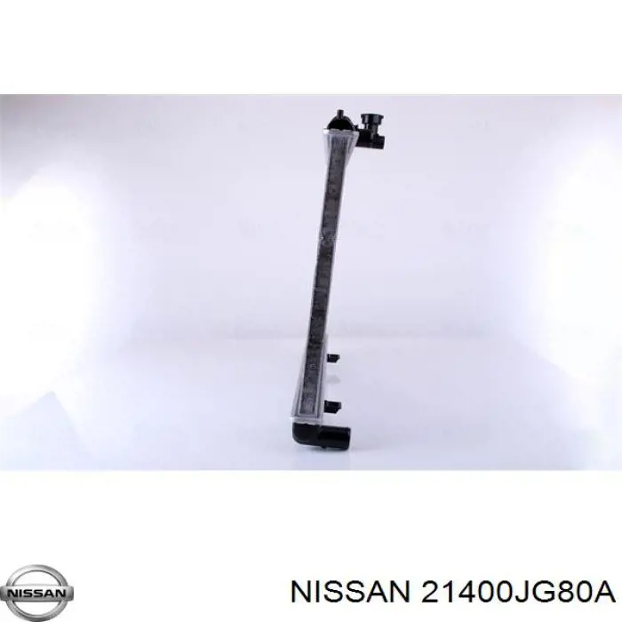 21400JG80A Nissan/Infiniti Radiador de esfriamento de motor