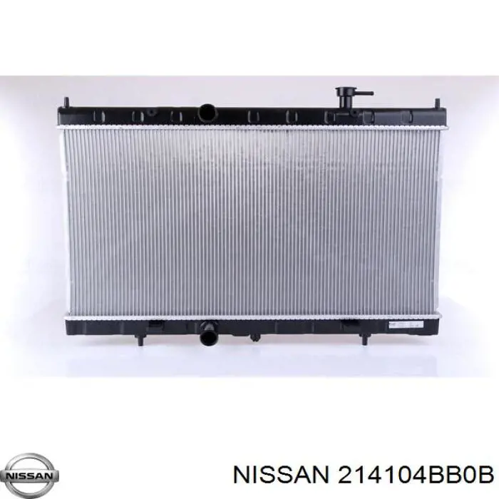 Radiador de esfriamento de motor 214104BB0B Nissan/Infiniti