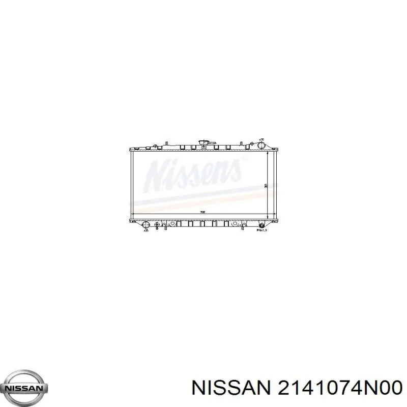 Radiador de esfriamento de motor Nissan/Infiniti 2141074N00 preço, a partir de 126,69 USD