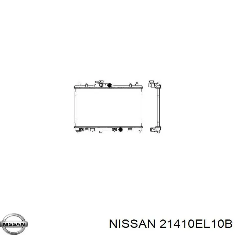 21410EL10B Nissan/Infiniti Radiador de esfriamento de motor