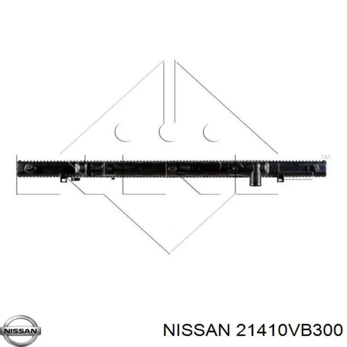 Radiador de esfriamento de motor Nissan/Infiniti 21410VB300 preço, a partir de 190,69 USD