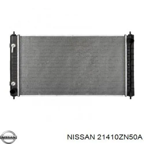 21410ZN50A Nissan/Infiniti Radiador de esfriamento de motor