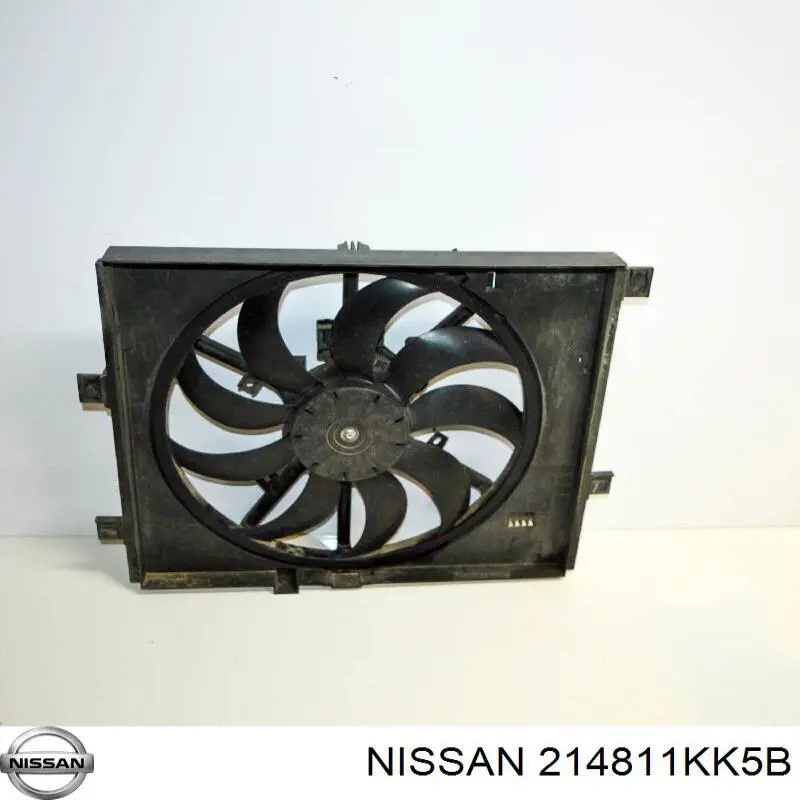 214811KK5B Nissan/Infiniti Difusor do radiador de aparelho de ar condicionado, montado com roda de aletas e o motor