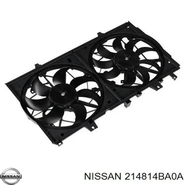 Difusor do radiador de esfriamento, montado com motor e roda de aletas 682NSA048 TYC