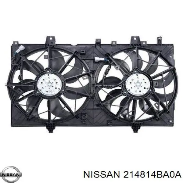 Compre 214814CE0A Nissan/Infiniti Difusor do radiador de esfriamento, montado com motor e roda de aletas