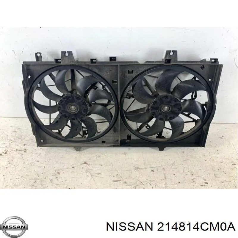 Difusor do radiador de esfriamento, montado com motor e roda de aletas TYC 682NSA048