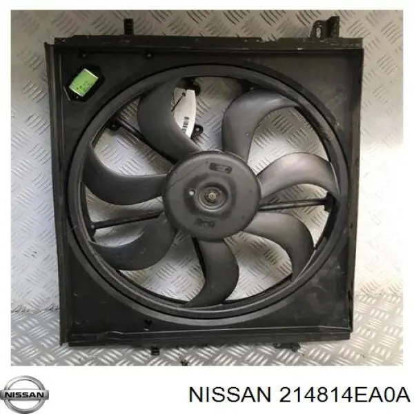 214814EA0A Nissan/Infiniti Difusor do radiador de esfriamento, montado com motor e roda de aletas