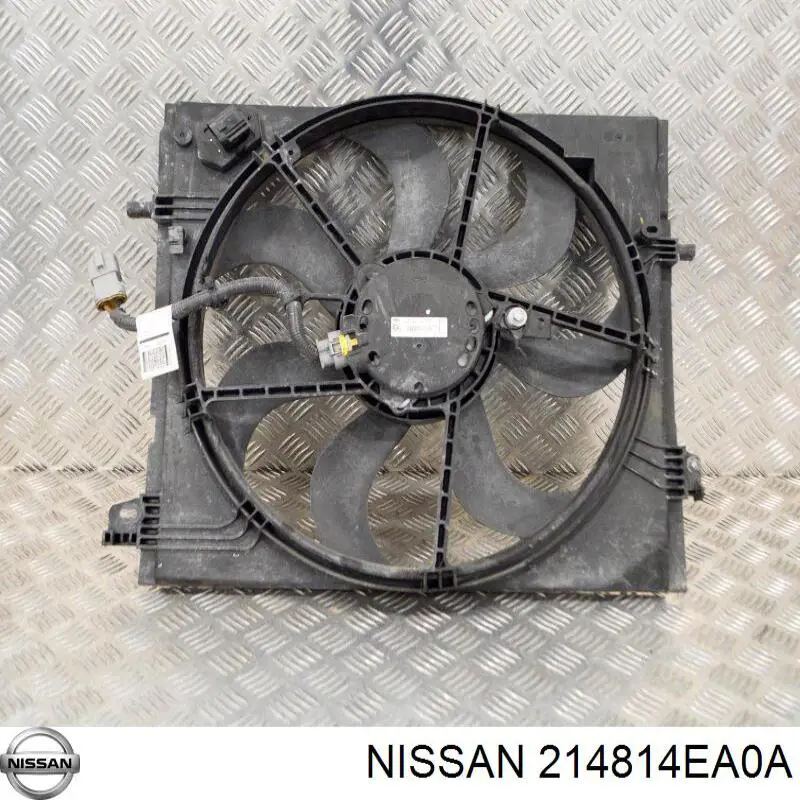 Difusor do radiador de esfriamento, montado com motor e roda de aletas FP50W104 FPS