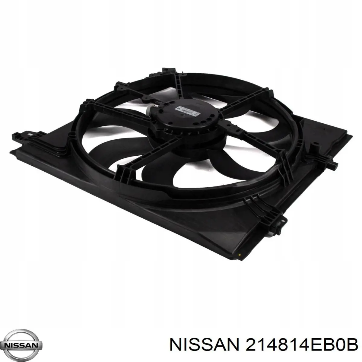 214814EB0B Nissan/Infiniti Difusor do radiador de esfriamento, montado com motor e roda de aletas
